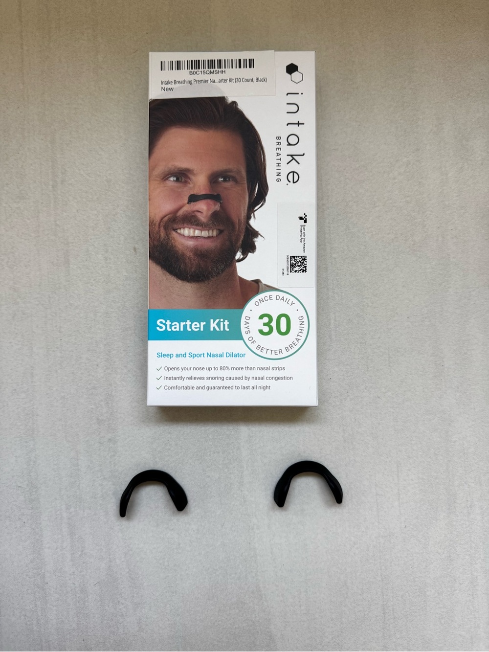 Intake Nasal Dilator Bands- Black, Set of 2, Small S2 size